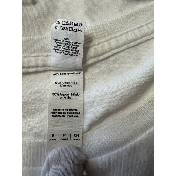 Anvil Graphic T-Shirt Black White Gold S P unique Eclectic 73-40 - Picture 8 of 10